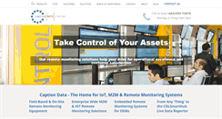 Desktop Screenshot of captiondata.com